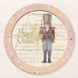 Nutcracker Soldier - Music Background Underlägg Papper Rund