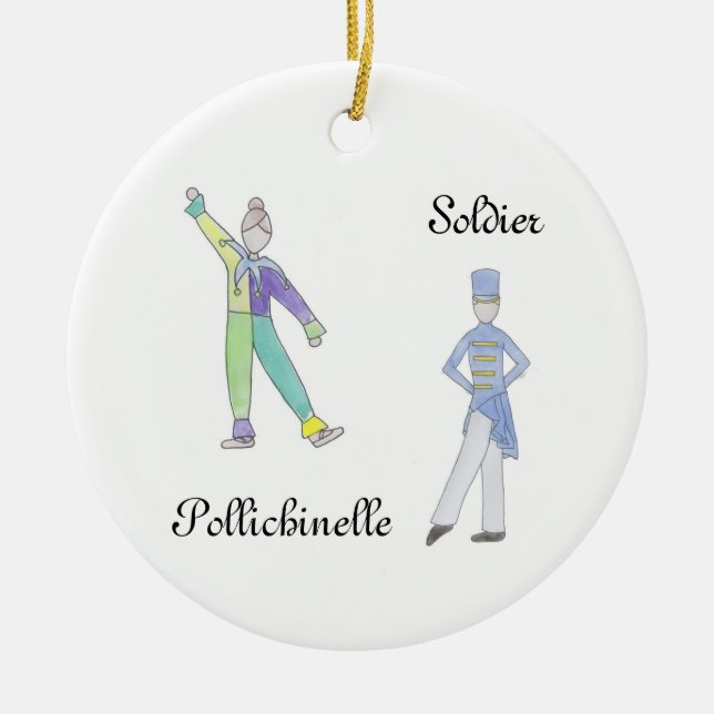 Nutcracker Soldier/Pollichinelle Keepsak Ornament (Framsidan)