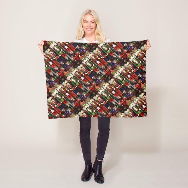 Nutcracker Soldiers jul Fleecefilt (På plats)