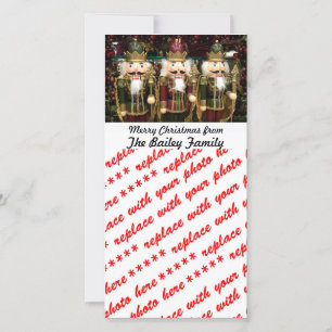 Nutcracker Soldiers Julfoto Julkort