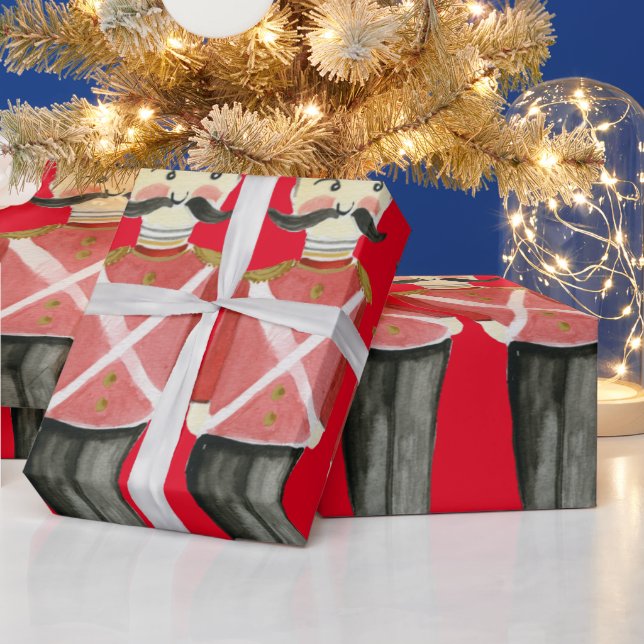 Nutcracker Soldiers Presentpapper (Helgdagar)