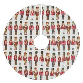 Nutcracker Soldiers Söt jul Julgransmatta Borstad Polyester