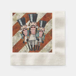Nutcracker Soldiers Stripes  Pappersservett
