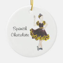 Nutcracker Spain Chocolate Keepsaké Ornament