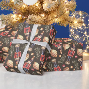 Nutcracker Spruce Gren Julgran Presentpapper