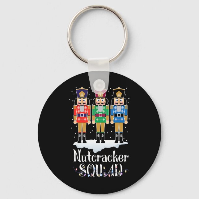 Nutcracker Squad Ballet Dance Christmas Xmas Light Nyckelring (Framsida)