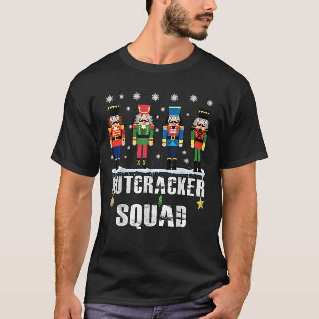 Nutcracker Squad Ballet Dance Matching Family Chri T Shirt (Framsida)