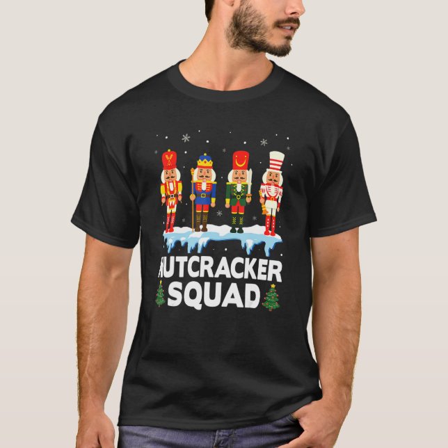 Nutcracker Squad Ballet Dance Matching Family Chri T Shirt (Framsida)