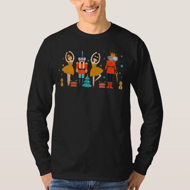 Nutcracker Squad Ballet Dance Matching Family Chri T Shirt (Framsida)