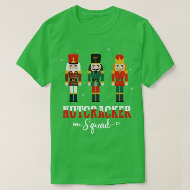 Nutcracker Squad Ballet Dance Matching Family Chri T Shirt (Design framsida)