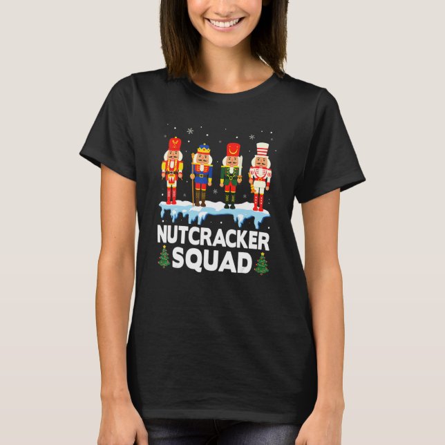 Nutcracker Squad Ballet Dance Matching Family Chri T Shirt (Framsida)