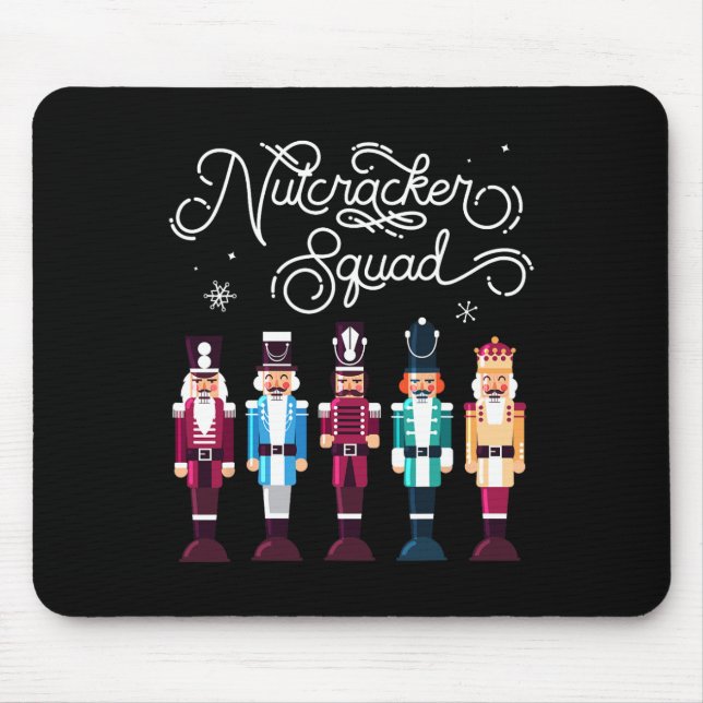 Nutcracker Squad Helgdag jul Boy Girls Kvinnor Musmatta (Framsidan)