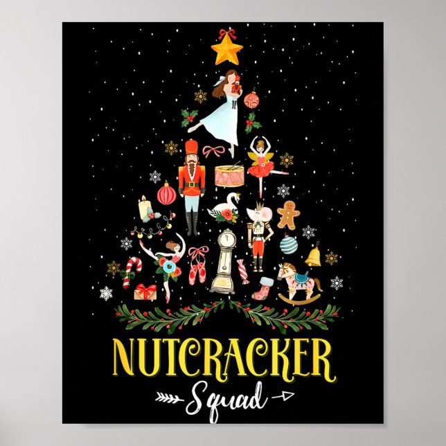 Nutcracker Squad In My Nutcracker Era Christmas Tr Poster (Framsidan)