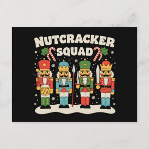 Nutcracker Squad jul Xmas högtidsperiod Helg Vykort