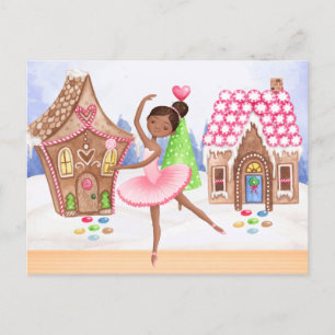 Nutcracker Sugar Plum Fairy Ballet-jul Helg Vykort