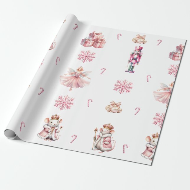 Nutcracker Suite-julbaletten Dance Presentpapper (Utrullad)
