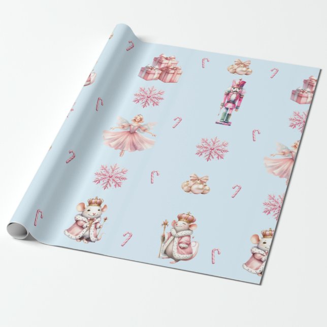 Nutcracker Suite-julbaletten Dance Presentpapper (Utrullad)