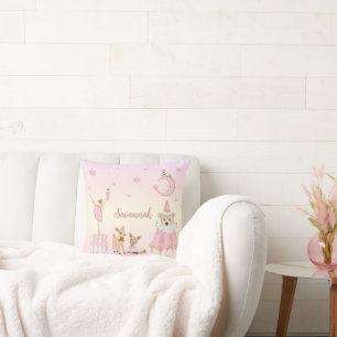 Nutcracker Suite Personlig Rosa Nursery Kudde