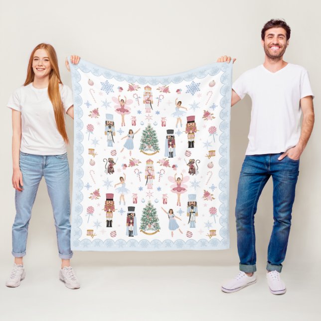 Nutcracker Sweets Blanket Fleecefilt (På plats)