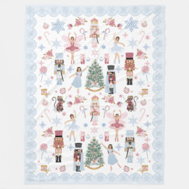 Nutcracker Sweets Blanket Fleecefilt