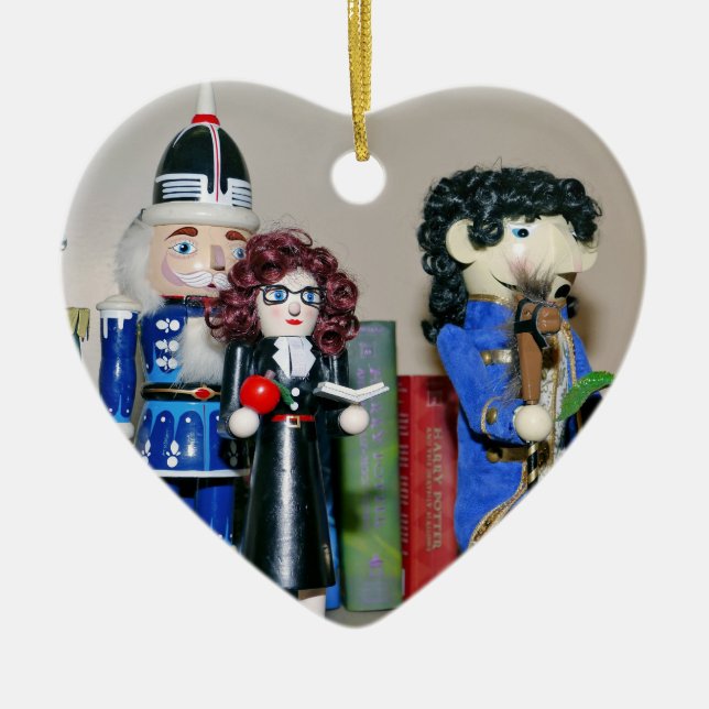 Nutcracker Teacher Ceramic Ornament (Framsidan)