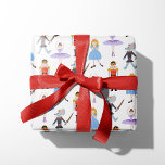 Nutcracker-tecken Presentpapper<br><div class="desc">Handmålad balettillustration designad av Shelby Allison.</div>