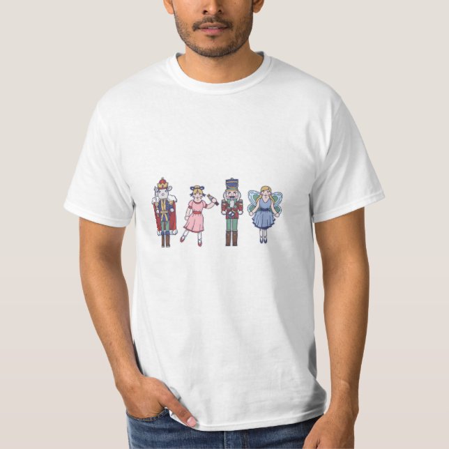 Nutcracker-tecken T Shirt (Framsida)