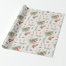 Nutcracker Theme Wrapping Papper-Helgdag Gift Wrap Presentpapper