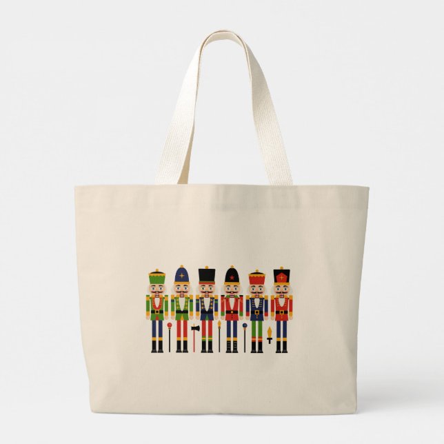 Nutcracker Tote Bag Jumbo Tygkasse (Baksida)
