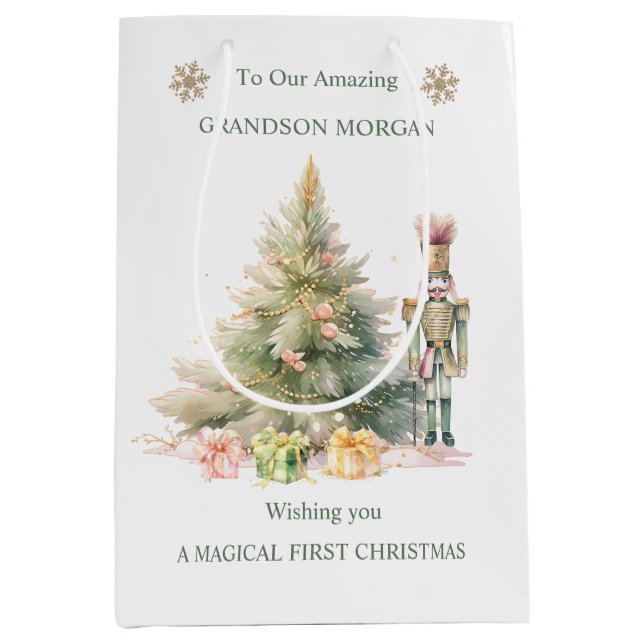 Nutcracker Träd Baby 1:a julklapp (Framsidan)