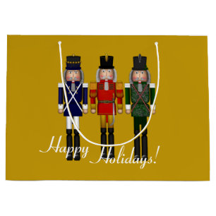 Nutcracker Trio, Guld-GIFT BAG L