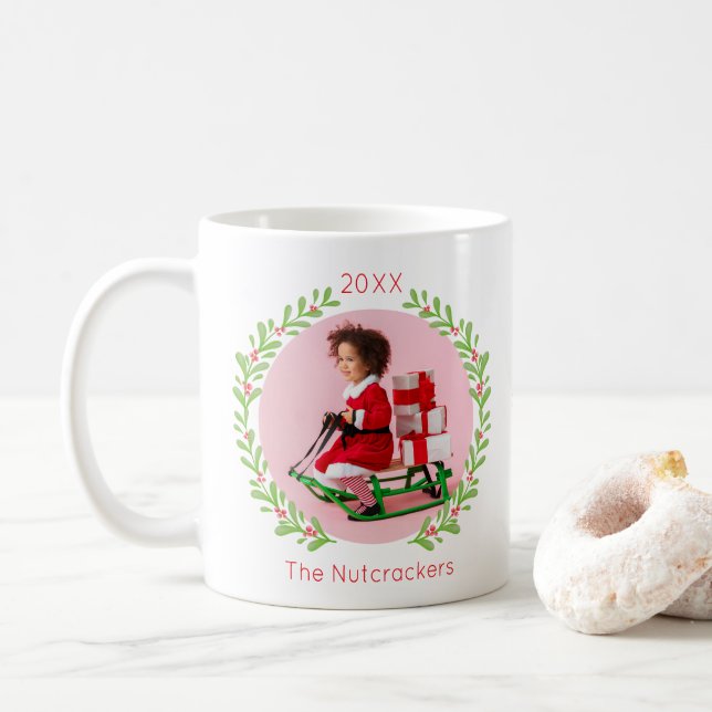 Nutcracker Utandningsjulfoto Kaffemugg (Med munk)