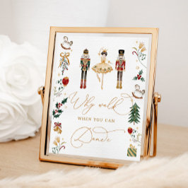 Nutcracker, varför gå när man dansar födelsedag poster