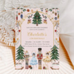 Nutcracker Vintage Juldagen Inbjudningar<br><div class="desc">Om du anpassar den här vintagen har du lätt och snabbt inspirerat Nutcracker födelsedagsfest inbjudan med dina uppgifter om party. Tryck bara på anpassningsknappen för att ytterligare ordna om och formatera stil och placera texten. Med visuella tecken från Nutcracker i vibrerande ljusa färger. Perfekt i alla åldrar! Matchande artiklar tillgängliga...</div>