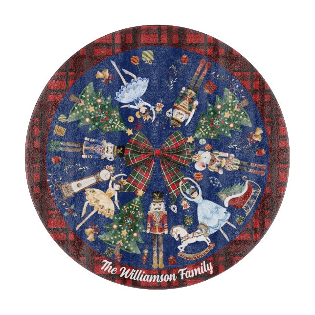 Nutcracker-Vintagen Julsäck - vattenfärg (Framsidan)