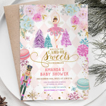 Nutcracker Vinter-jul-Snöflingor Baby Shower