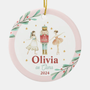 Nutcracker Winter Ballet jul Julgransprydnad Keramik