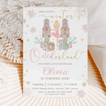 Nutcracker Winter Onederland 1:a födelsedagen