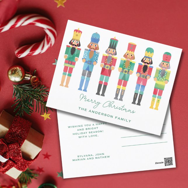 NUTCRACKERS CHRISTMAS VYKORT (Skapare uppladdad)