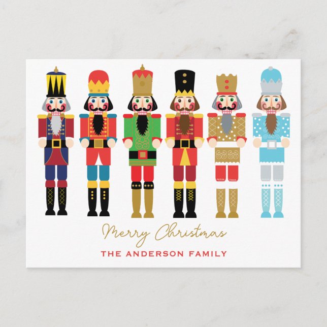 NUTCRACKERS CHRISTMAS VYKORT (Framsida)