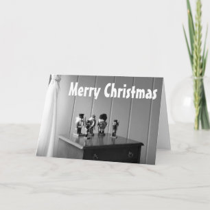 Nutcrackers in Black and White Helgkort