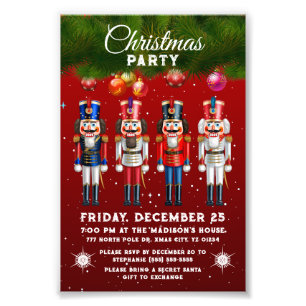 Nutcrackers jul Party Fototryck