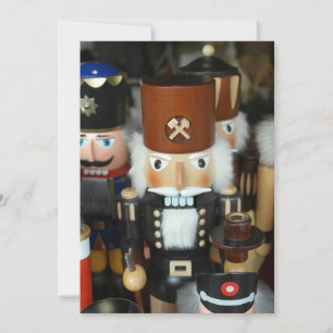 Nutcrackers-juldesign i Helgdag Julafton Julkort