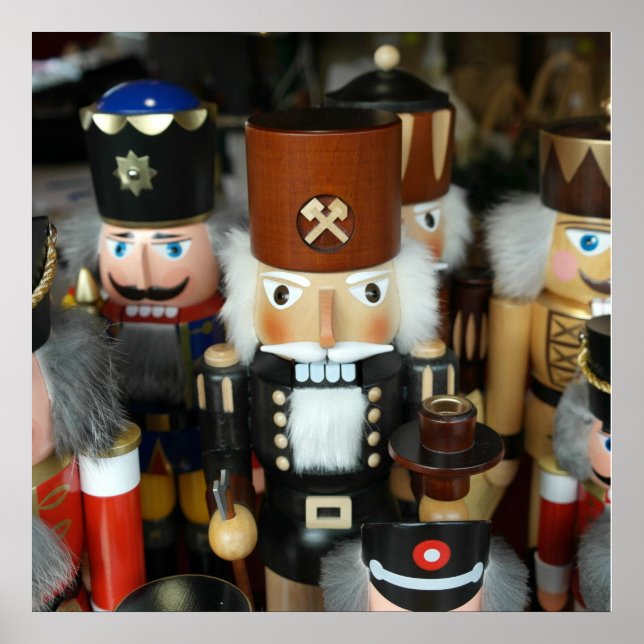 Nutcrackers-juldesign i Helgdag Julafton Poster (Framsidan)