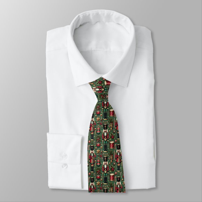 Nutcrackers Mönster Neck Tie Slips (Bunden)