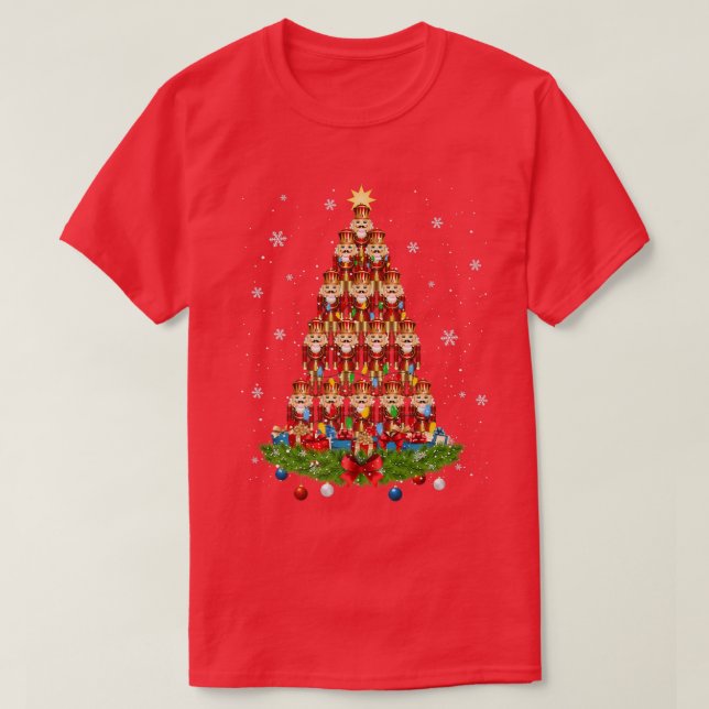Nutcrackers Toy Christmas Tree Soldier Premium128 T Shirt (Design framsida)