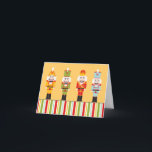 Nutcrakers ~-kort helgkort<br><div class="desc">NOTERA KORTET ANVÄNDS SOM STANDARD. ALTERNATIV SOM SKA ÄNDRAS TILL HÄLSNINGKORTET. God jul och en gott nytt år! GARANTERAD TILLFREDSSTÄLLELSE ELLER PENGARBAKSIDA! Ändra bakgrund till någon färg, storleksanpassa, skyla över brister eller forma på mest designer och produkter. Du kan placera konsten någonstans, tillfogar ditt namn, formulerar favoriten eller den affärs-/företagslogotypen....</div>