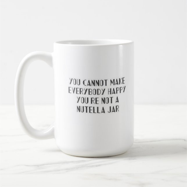 Nutella burk kaffemugg (Vänster)
