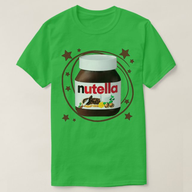 Nutella Swirls VNeck T Shirt (Design framsida)