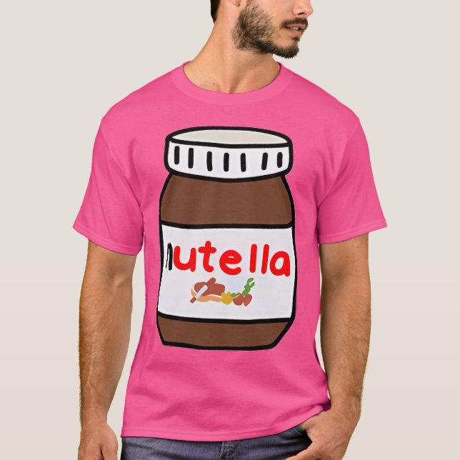 Nutella Tecknad T Shirt (Framsida)